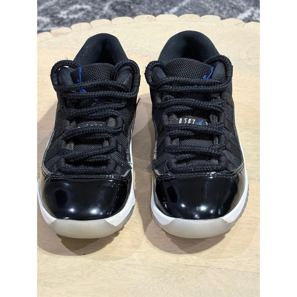Air Jordan 11 Retro Low Space Jam Black/Blue Little Kids Size 13.5C EUR 31.5